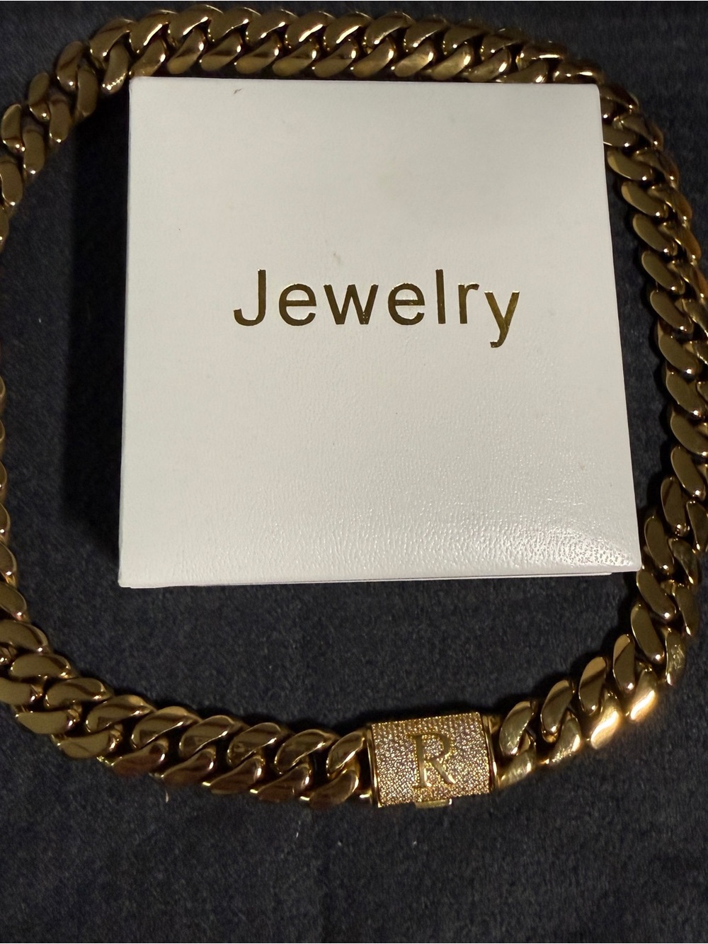BRAND NEW Heavy Gold Tone 20" Miami Cuban Link Chain ✨